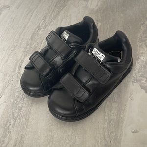 Adidas black Stan Smith sneakers